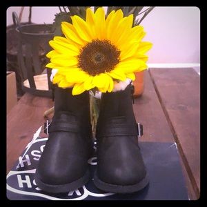 OSH Kosh B’Gosh Megan Black Boots- Toddler SZ 7